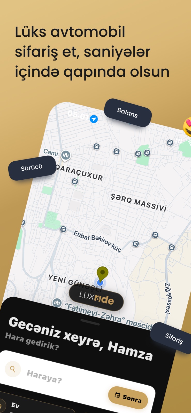 Lux Ride tətbiqi