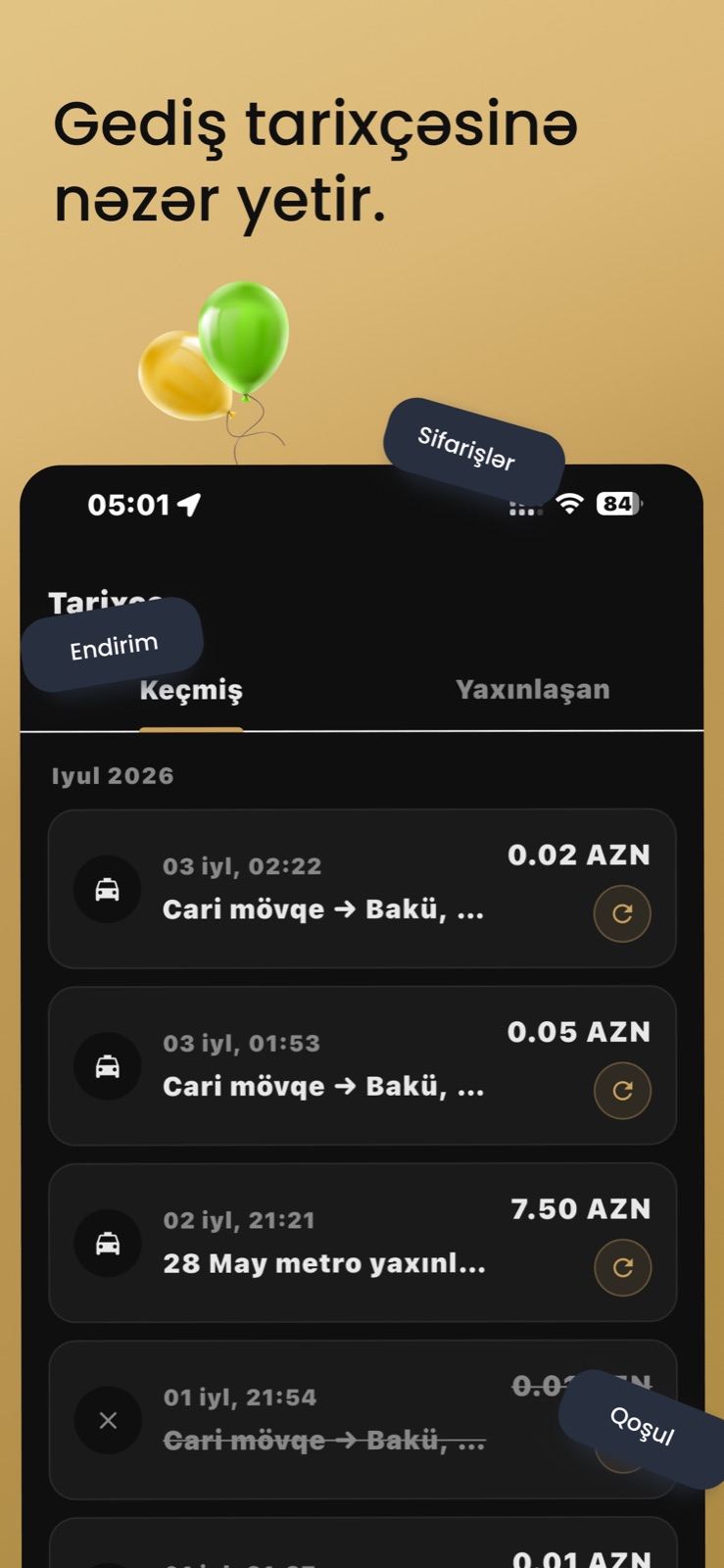 Lux Ride tətbiqi